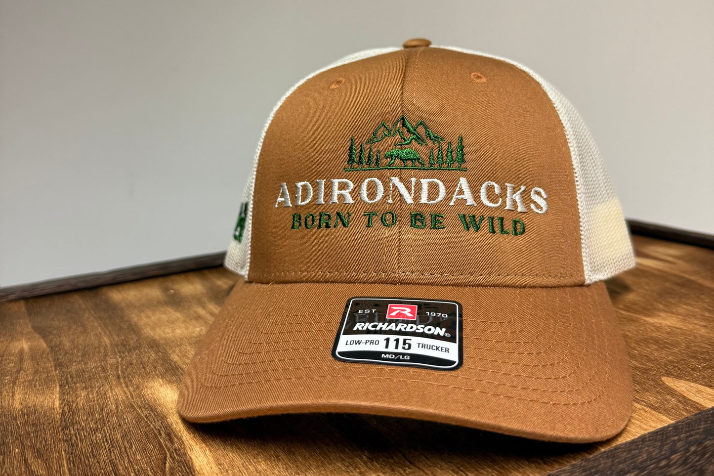 Adirondack Mountains Richardson Mesh Backing Trucker Snapback Cap