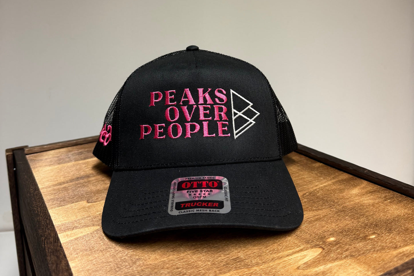 Adirondack Mountains Mesh Backing Trucker Snapback Cap