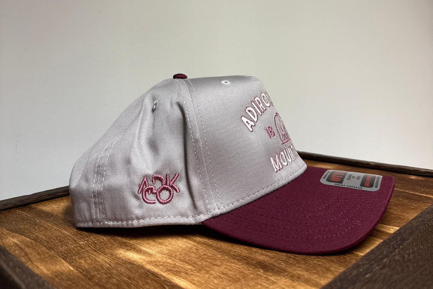 Adirondack Mountains Vintage Style Trucker Snapback Cap