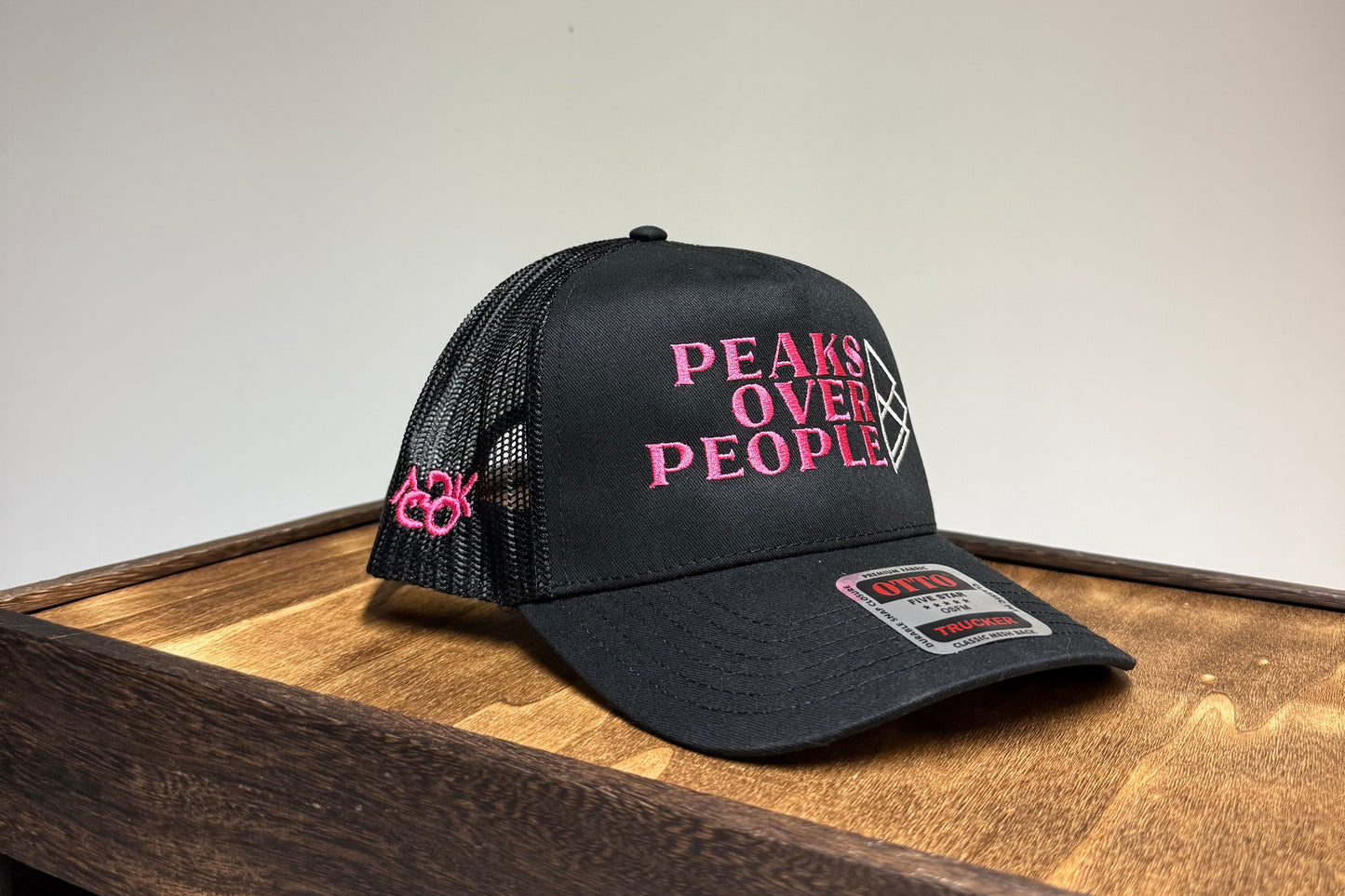 Adirondack Mountains Mesh Backing Trucker Snapback Cap