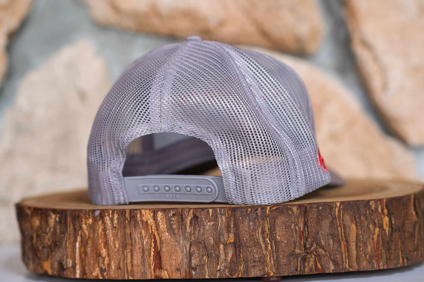 Adirondack Mountains Mesh Backing Trucker Snapback Cap