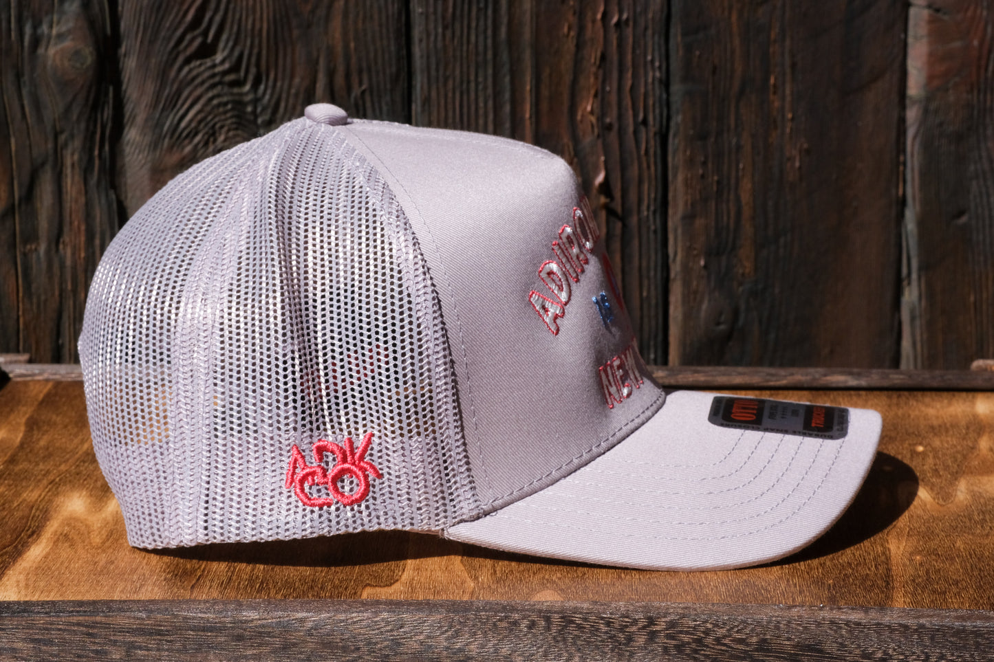 Adirondack Mountains Mesh Backing Trucker Snapback Cap