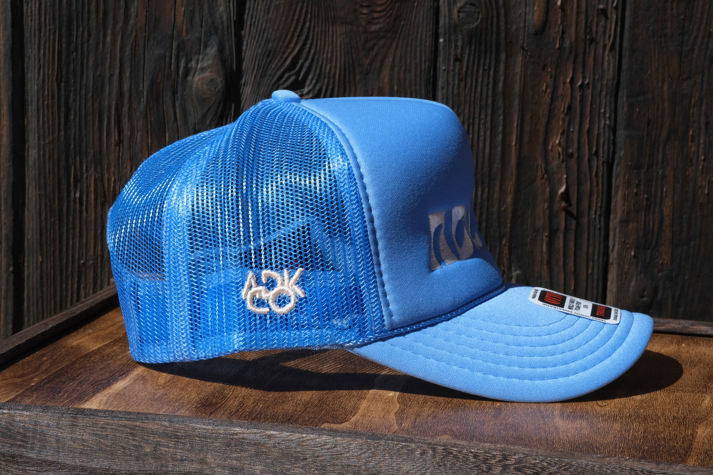 Adirondack Mountains Foam Neon High Crown Golf Style Mesh Snapback Cap