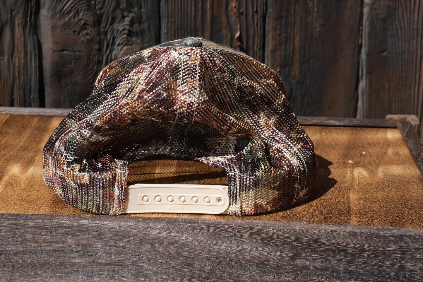 Adirondack Mountains Mesh Backing Trucker Snapback Cap