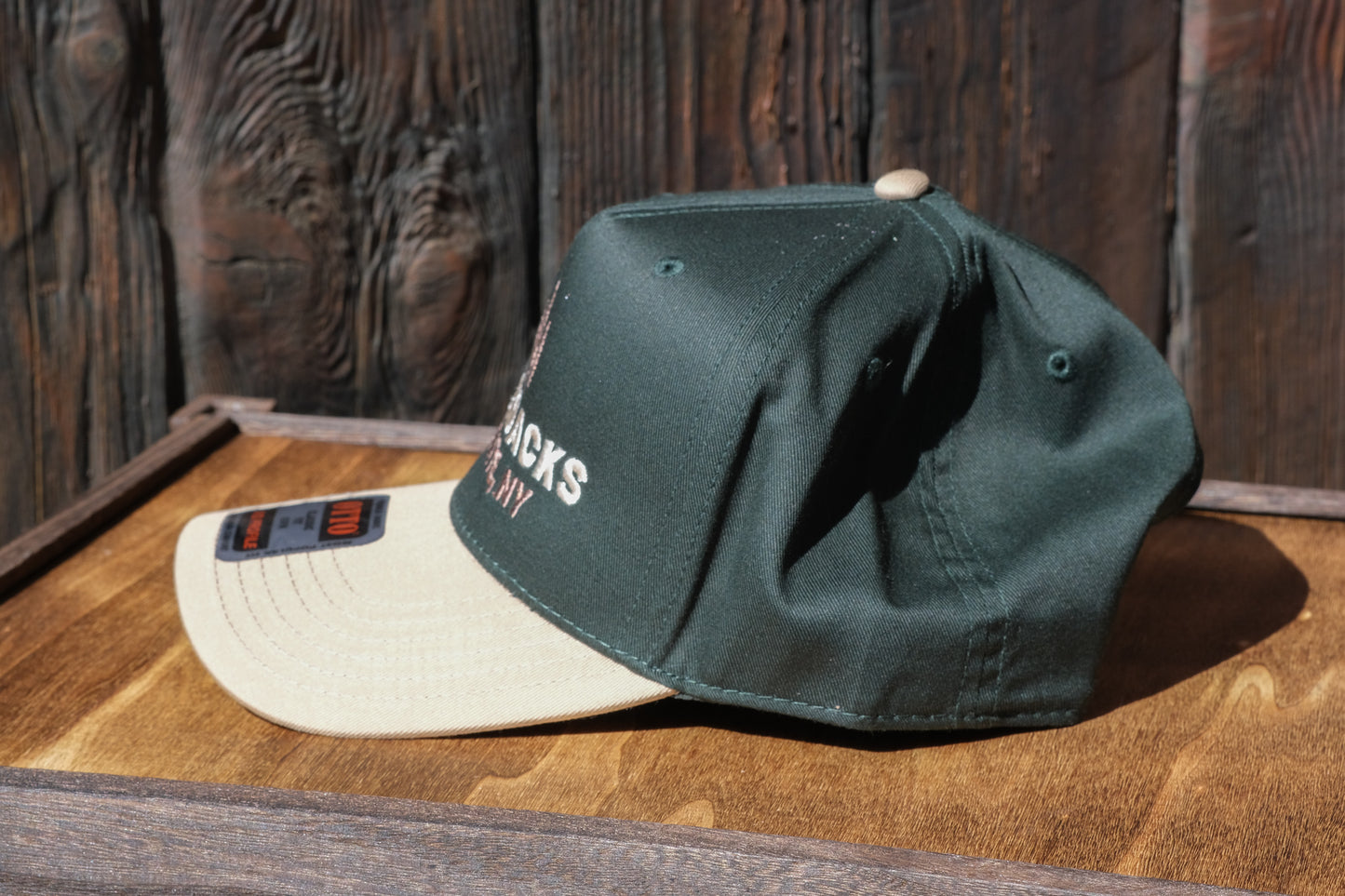 Adirondack Mountains Vintage Style Trucker Snapback Cap
