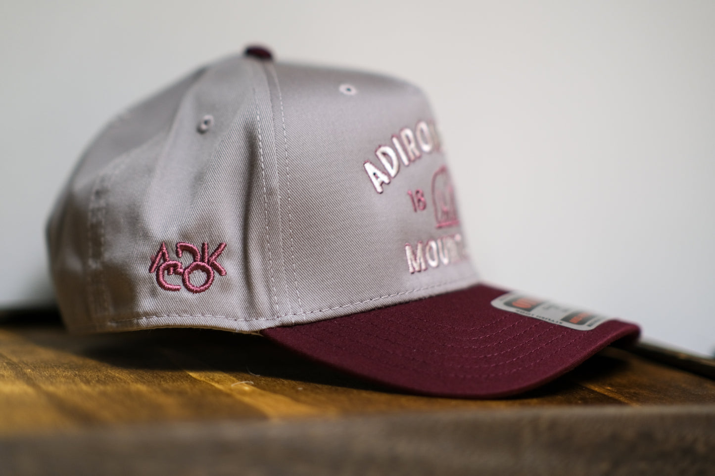 Adirondack Mountains Vintage Style Trucker Snapback Cap