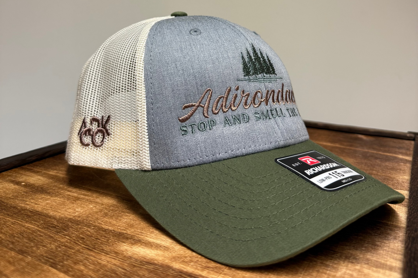Adirondack Mountains Richardson Mesh Backing Trucker Snapback Cap