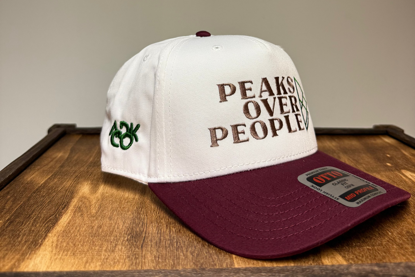 Adirondack Mountains Vintage Style Trucker Snapback Cap