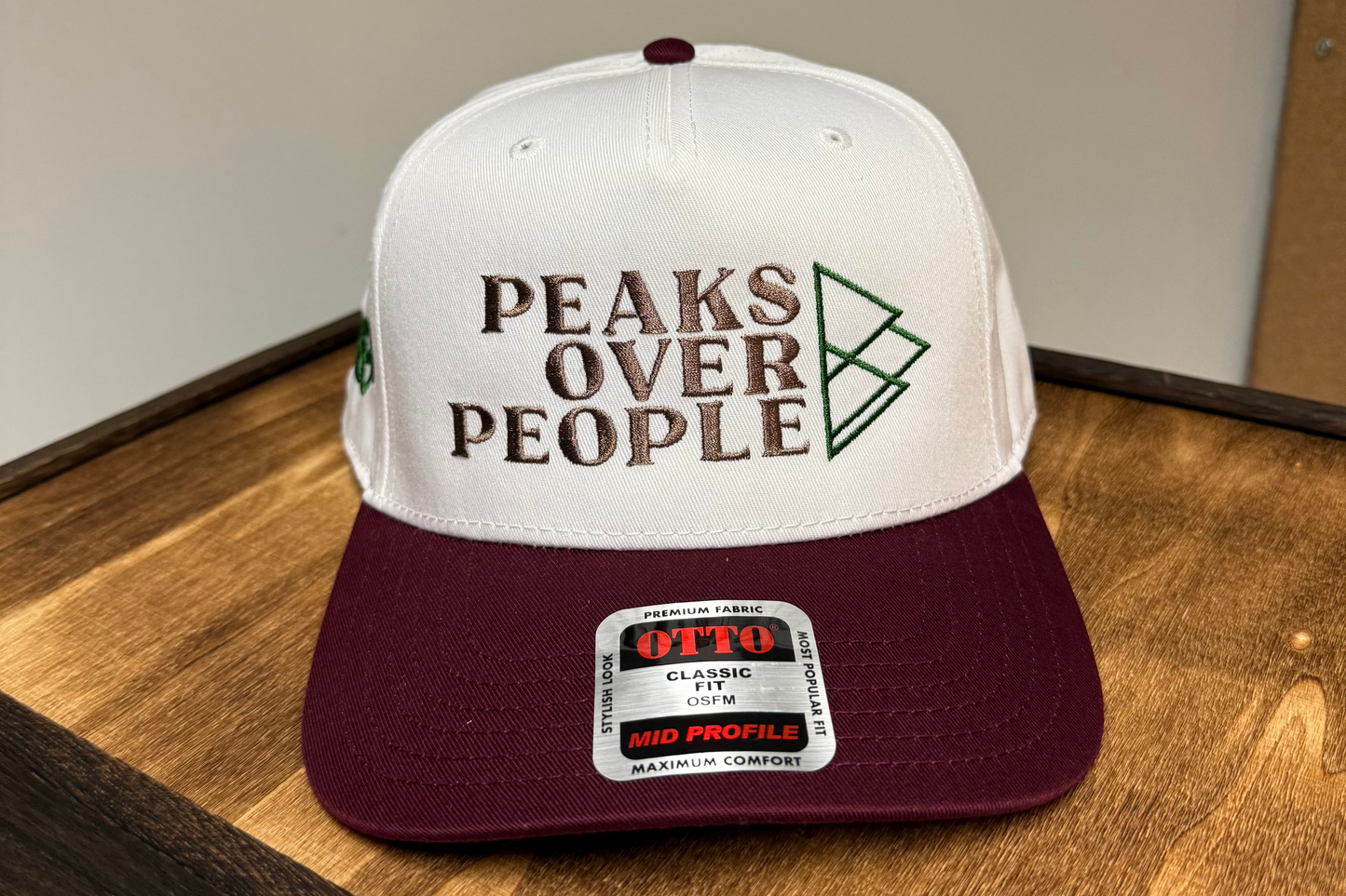 Adirondack Mountains Vintage Style Trucker Snapback Cap