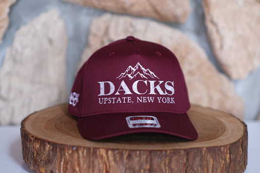 Adirondack Mountains Vintage Style Trucker Snapback Cap