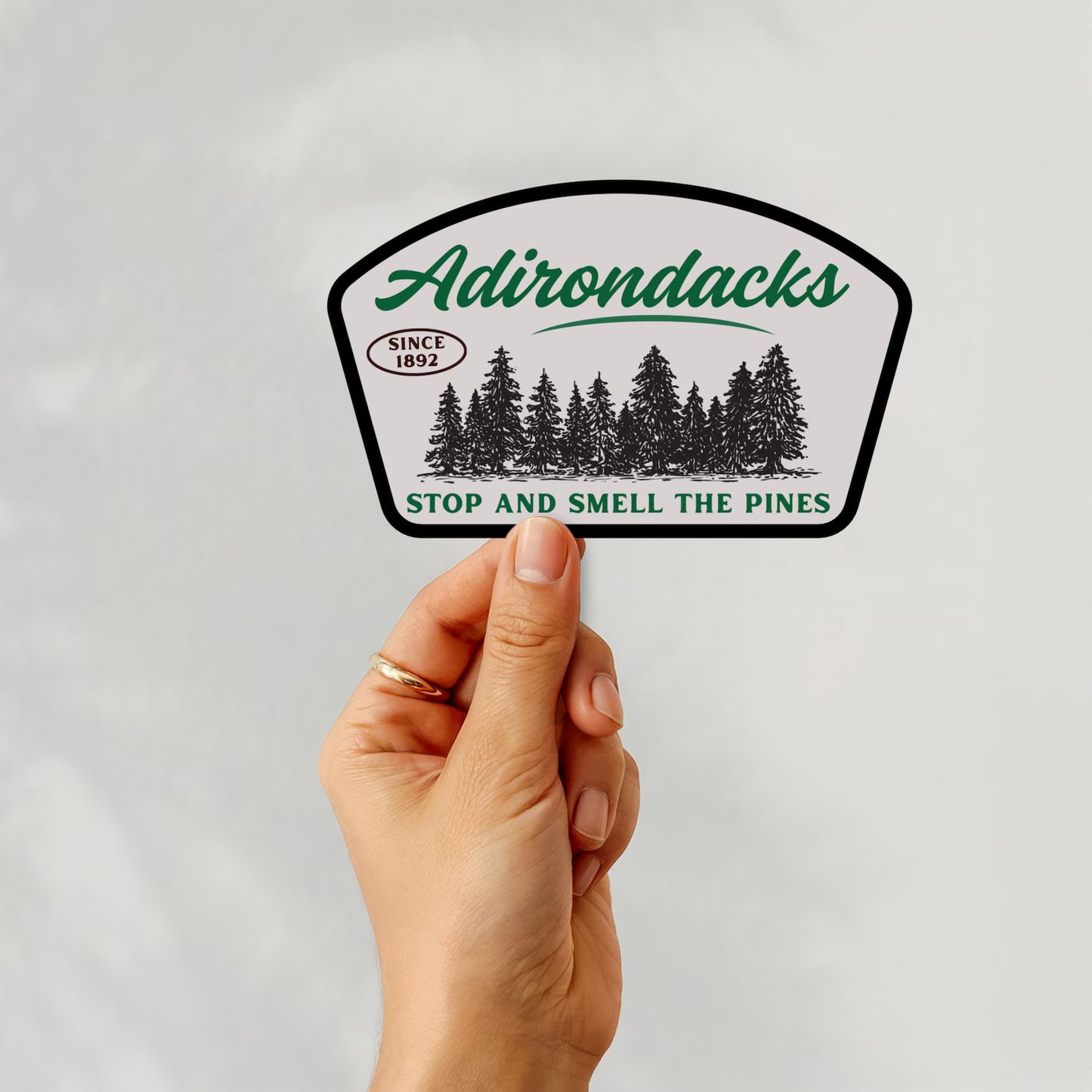 Adirondack Mountain Vinyl Sticker Decal