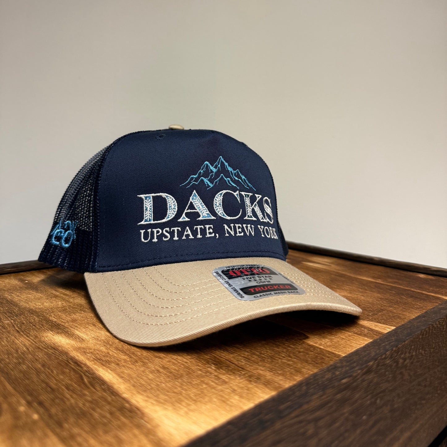Adirondack Mountains Vintage Style Trucker Snapback Cap