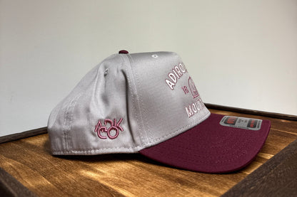 Adirondack Mountains Vintage Style Trucker Snapback Cap