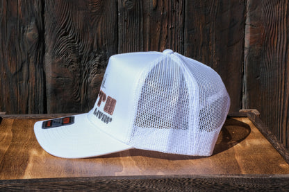 Adirondack Mountains Mesh Backing Trucker Snapback Cap