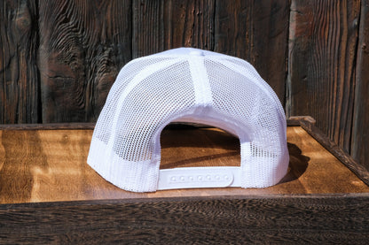 Adirondack Mountains Mesh Backing Trucker Snapback Cap