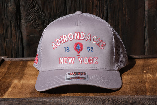 Adirondack Mountains Mesh Backing Trucker Snapback Cap