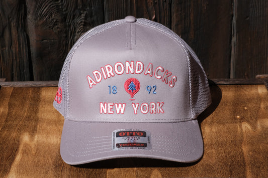 Adirondack Mountains Mesh Backing Trucker Snapback Cap