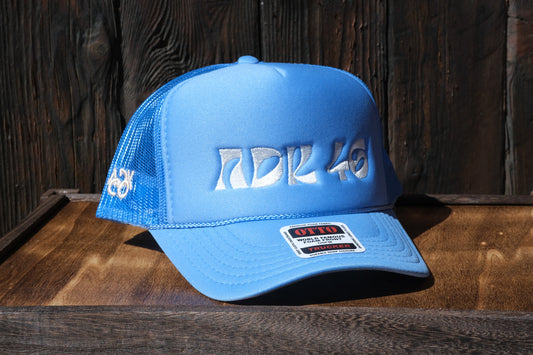 Adirondack Mountains Foam Neon High Crown Golf Style Mesh Snapback Cap
