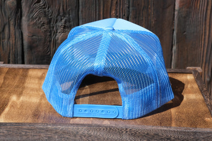Adirondack Mountains Foam Neon High Crown Golf Style Mesh Snapback Cap