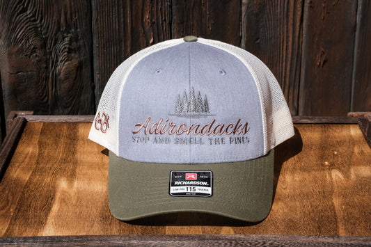 Adirondack Mountains Richardson Mesh Backing Trucker Snapback Cap