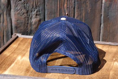 Adirondack Mountains Vintage Style Trucker Snapback Cap