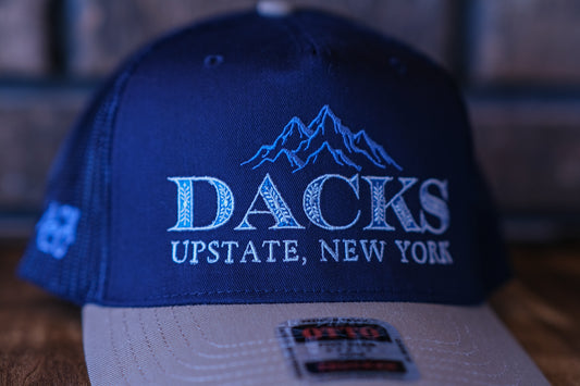 Adirondack Mountains Vintage Style Trucker Snapback Cap