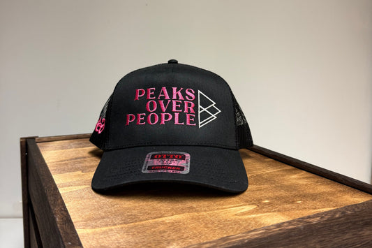 Adirondack Mountains Mesh Backing Trucker Snapback Cap