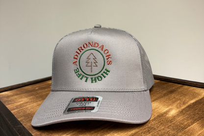 Adirondack Mountains Vintage Style Trucker Snapback Cap
