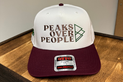 Adirondack Mountains Vintage Style Trucker Snapback Cap