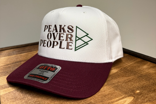 Adirondack Mountains Vintage Style Trucker Snapback Cap