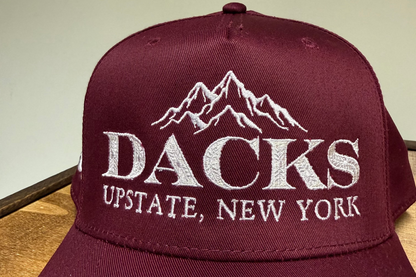 Adirondack Mountains Vintage Style Trucker Snapback Cap