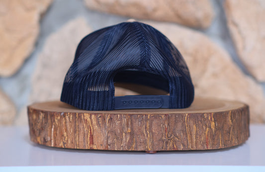 Adirondack Mountains Vintage Style Trucker Snapback Cap