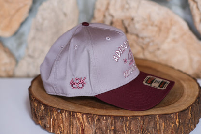 Adirondack Mountains Vintage Style Trucker Snapback Cap