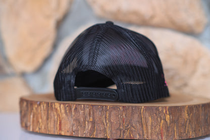 Adirondack Mountains Mesh Backing Trucker Snapback Cap