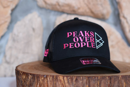 Adirondack Mountains Mesh Backing Trucker Snapback Cap