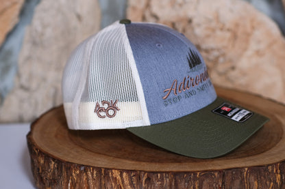 Adirondack Mountains Richardson Mesh Backing Trucker Snapback Cap