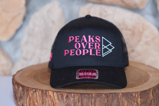 Adirondack Mountains Mesh Backing Trucker Snapback Cap