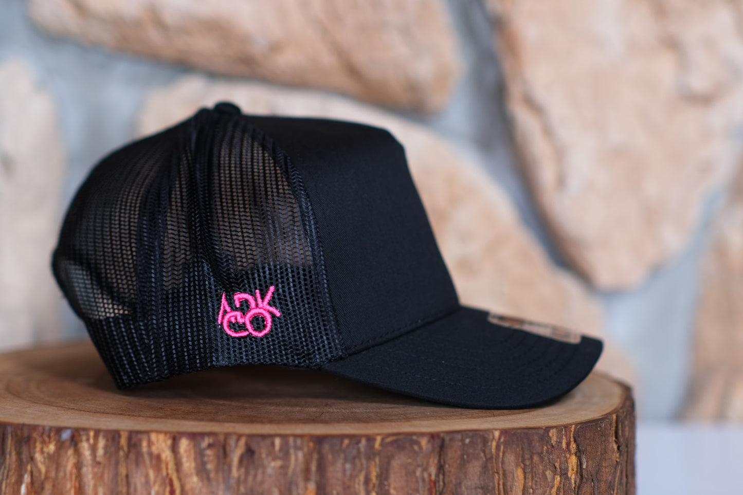 Adirondack Mountains Mesh Backing Trucker Snapback Cap