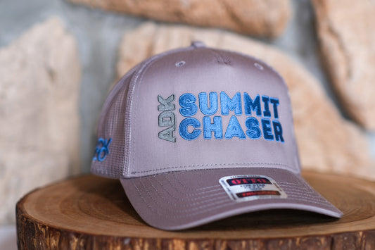 Adirondack Mountains Vintage Style Trucker Snapback Cap