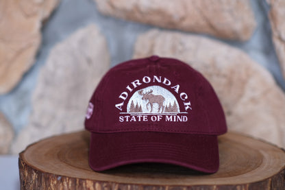 Adirondack Mountains Relaxed Unstructured Dad Hat