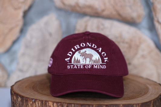 Adirondack Mountains Relaxed Unstructured Dad Hat