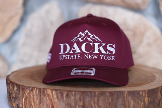 Adirondack Mountains Vintage Style Trucker Snapback Cap