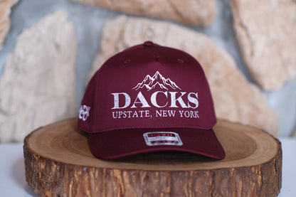 Adirondack Mountains Vintage Style Trucker Snapback Cap