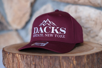 Adirondack Mountains Vintage Style Trucker Snapback Cap