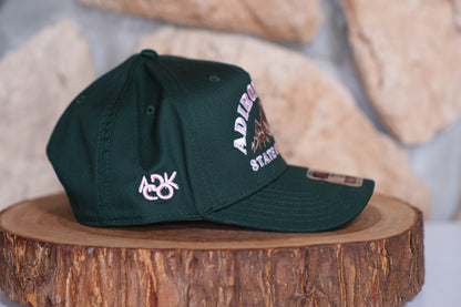 Adirondack Mountains Vintage Style Trucker Snapback Cap