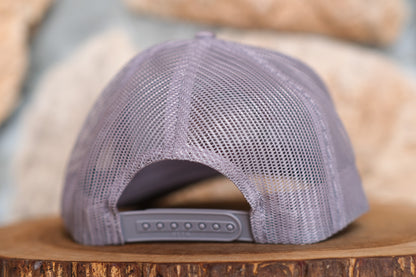 Adirondack Mountains Vintage Style Trucker Snapback Cap