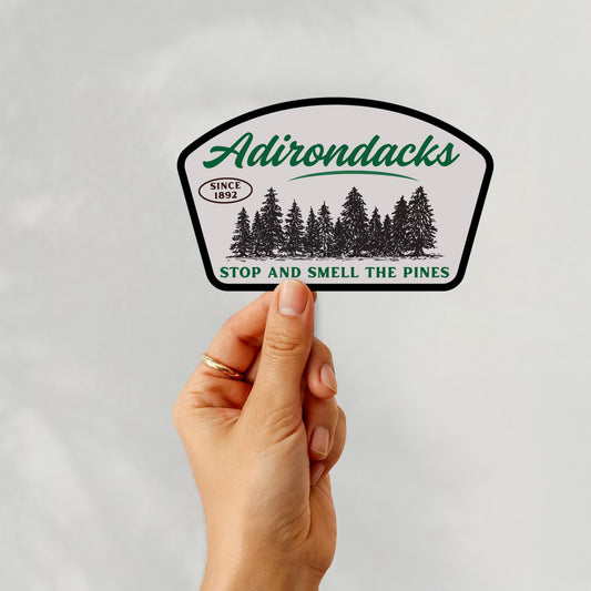 Adirondack Mountain Vinyl Sticker Decal