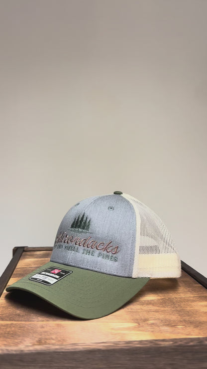 Adirondack Mountains Richardson Mesh Backing Trucker Snapback Cap