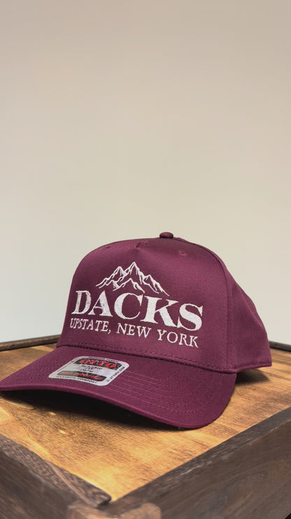 Adirondack Mountains Vintage Style Trucker Snapback Cap